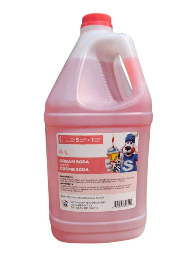 saveur de barbotine( crème soda )