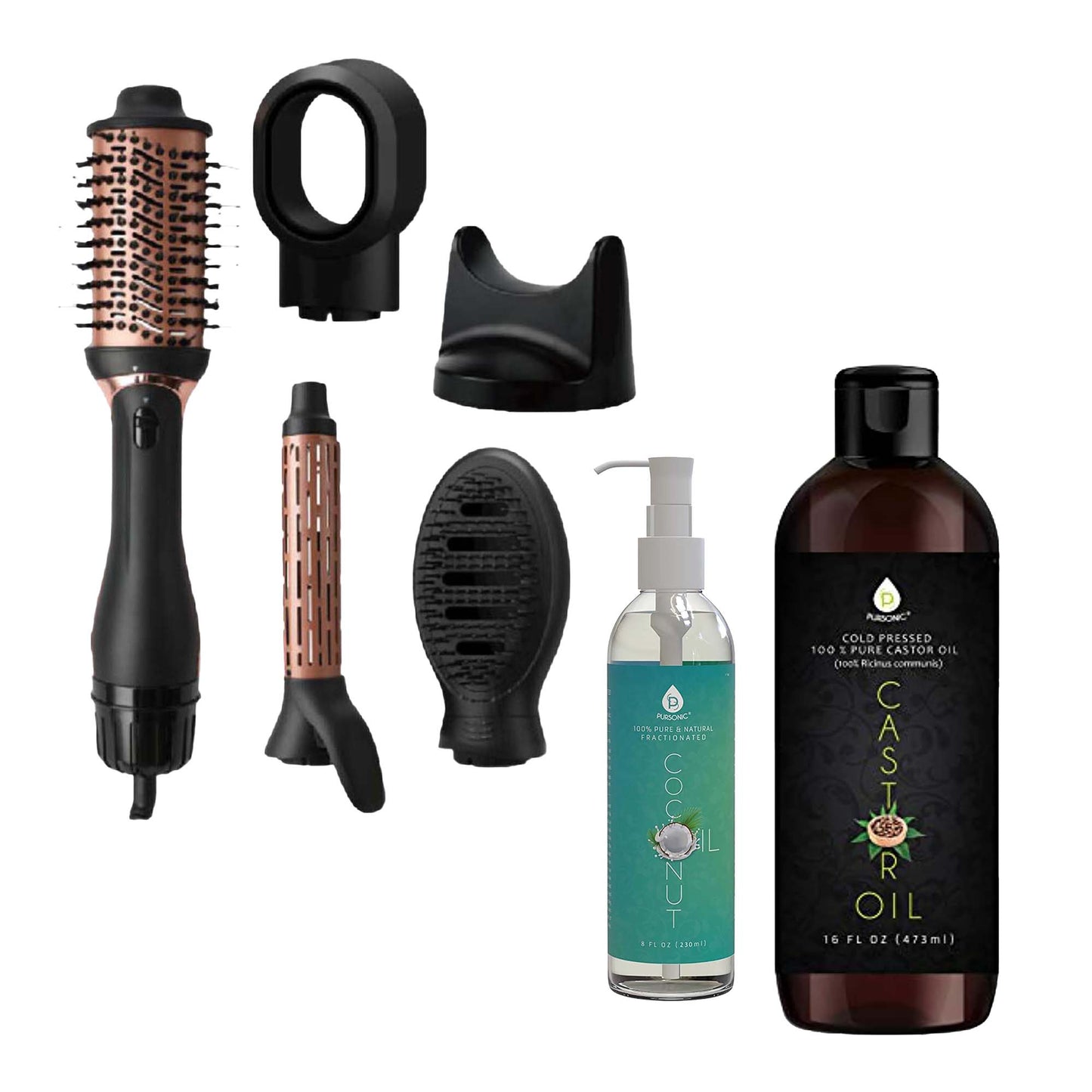 🌸 Pursonic Coconut & Castor Oil Beauty Bliss Mother's Day Bundle 🌸