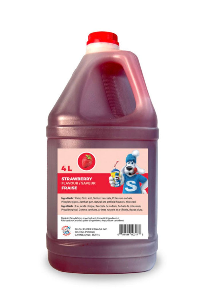 saveur de barbotine ( fraise)