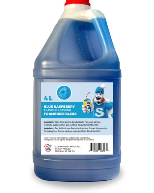 saveur de barbotine ( framboise bleue)
