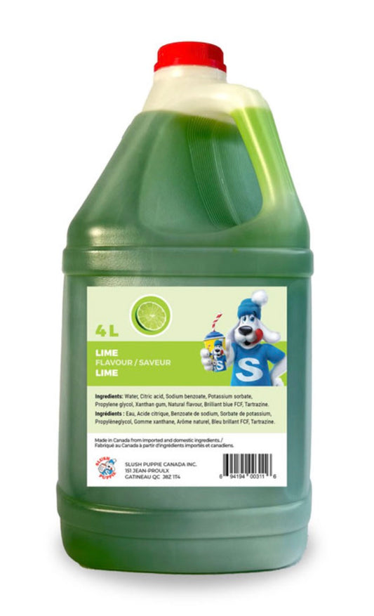 saveur de barbotine (lime)