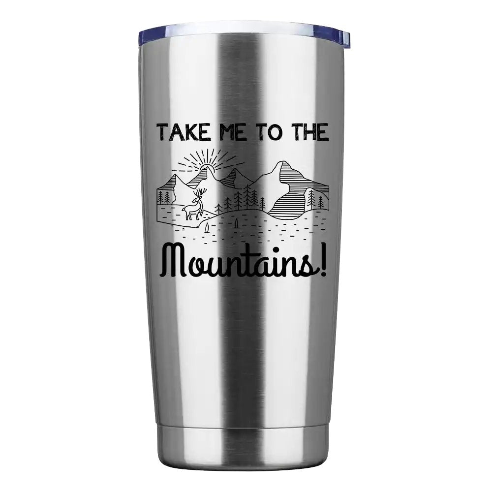 Hiking Take Me The Mountains 30oz Insulated Vacuum Sealed Tumbler
