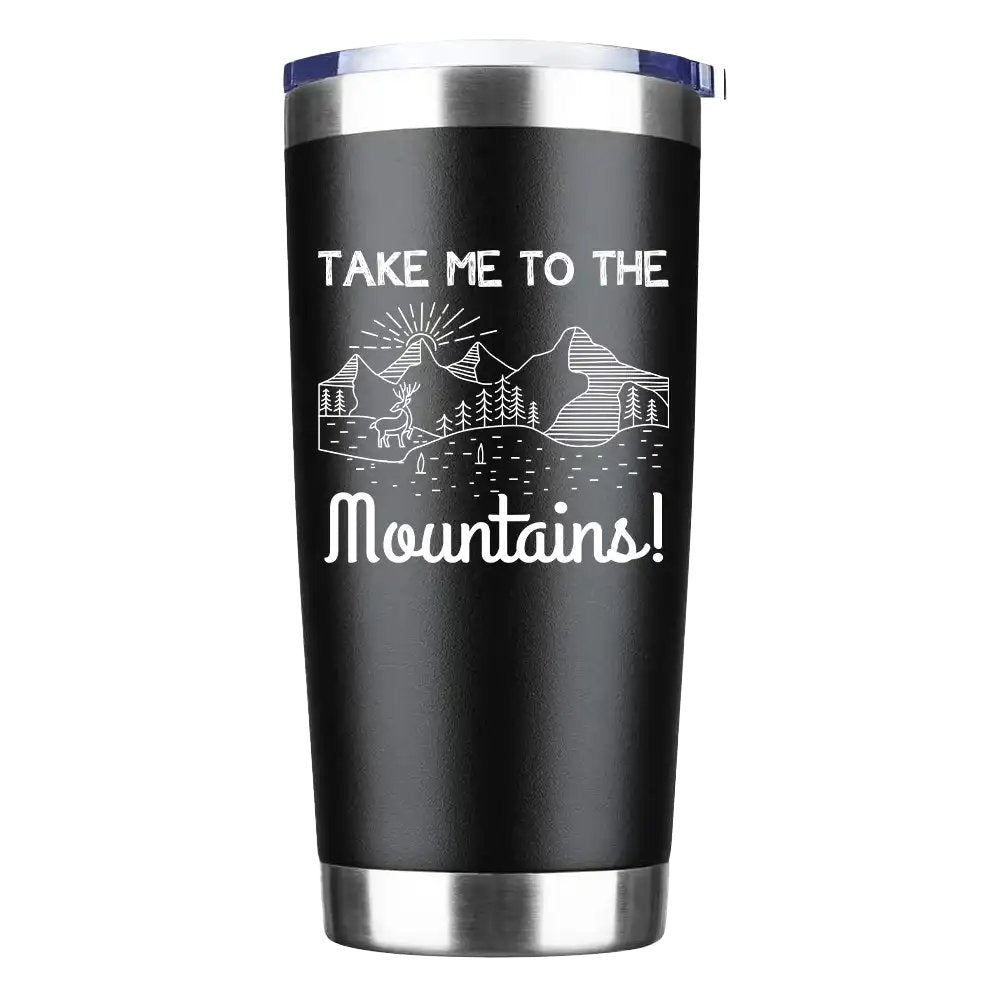 Hiking Take Me The Mountains 30oz Insulated Vacuum Sealed Tumbler