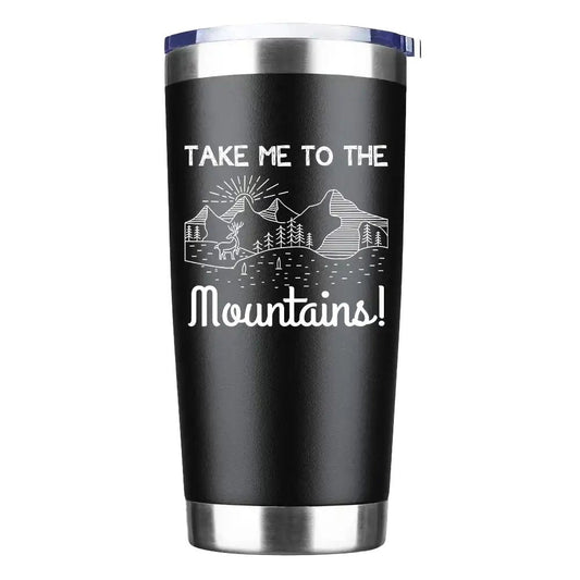 Hiking Take Me The Mountains 30oz Insulated Vacuum Sealed Tumbler