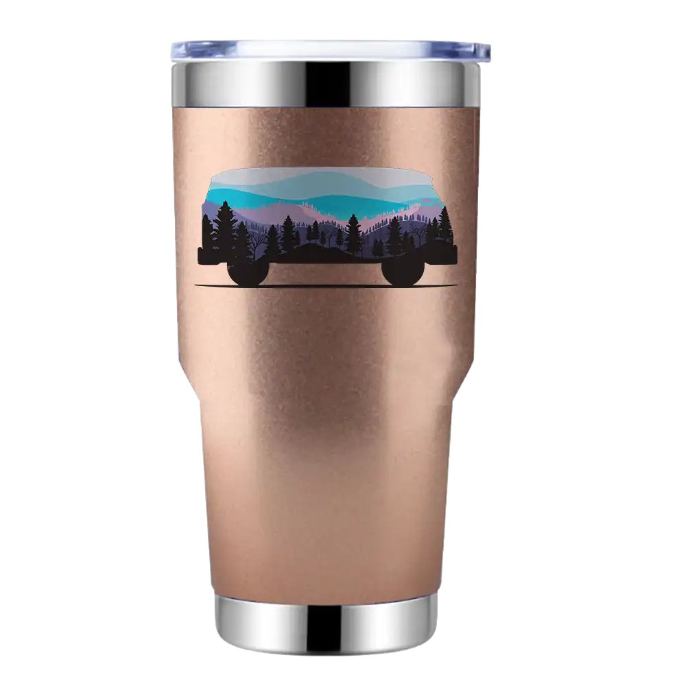 Camper 30oz Insulated Vacuum Sealed Tumbler