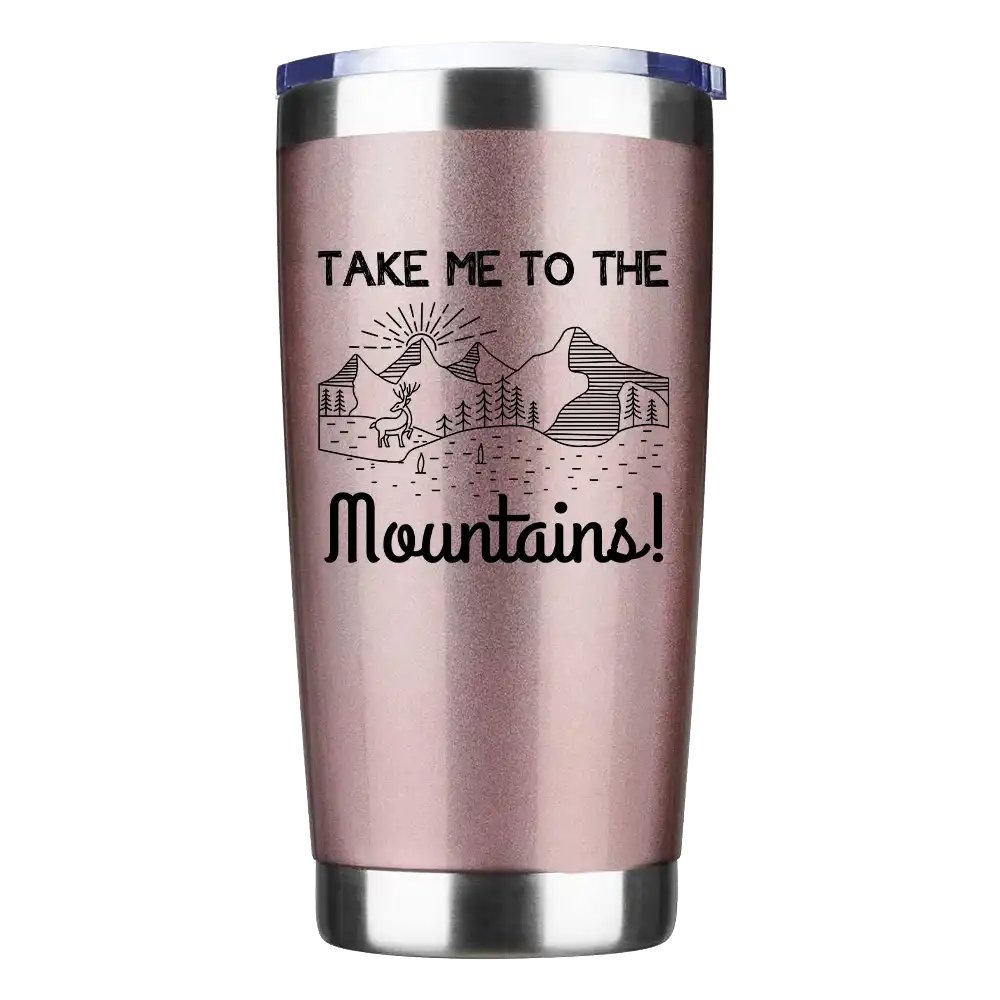 Hiking Take Me The Mountains 30oz Insulated Vacuum Sealed Tumbler