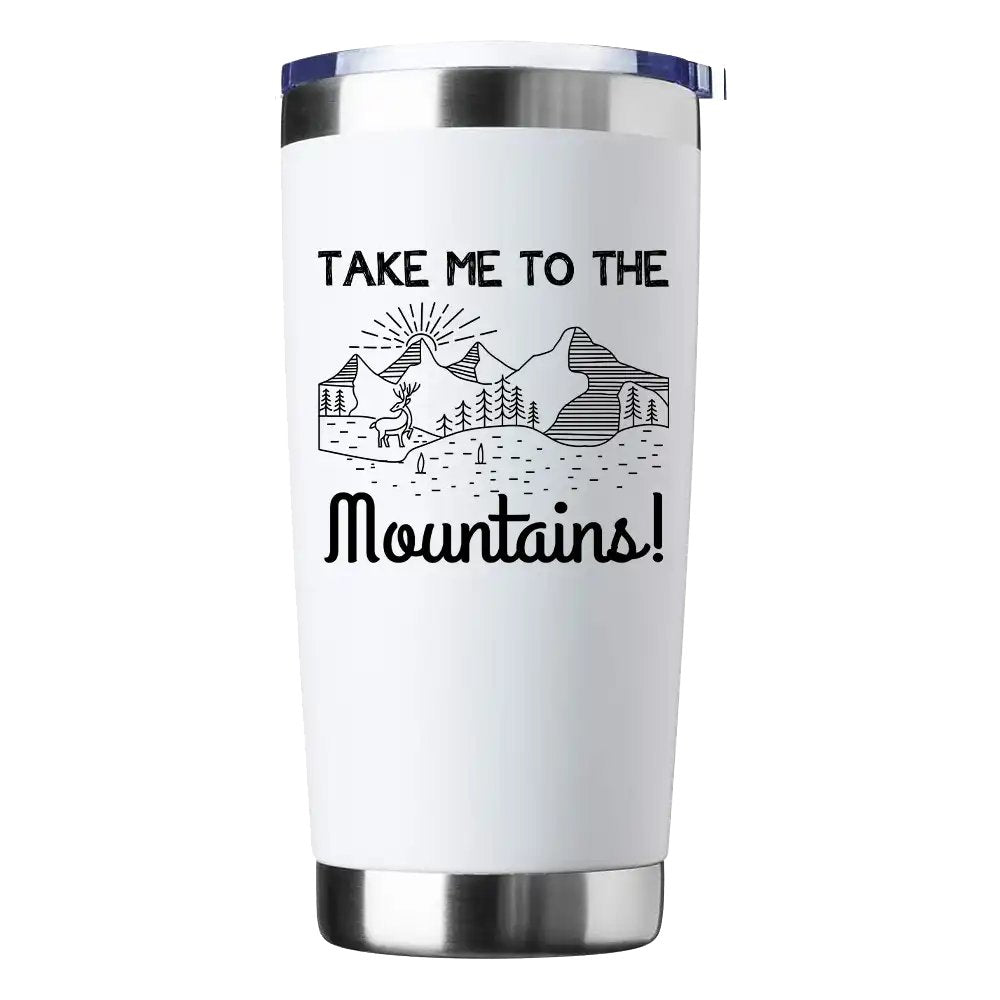 Hiking Take Me The Mountains 30oz Insulated Vacuum Sealed Tumbler