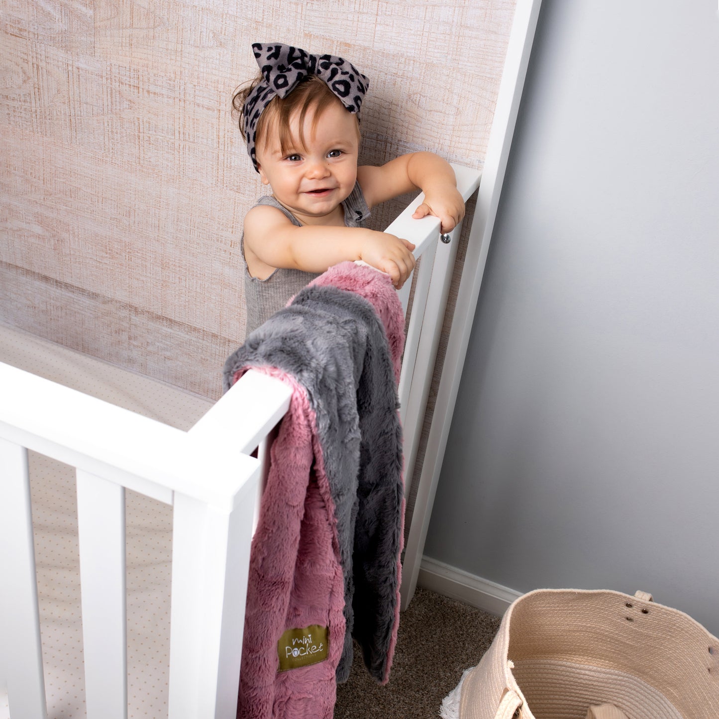 MICO FAUX FUR BABY BLANKET