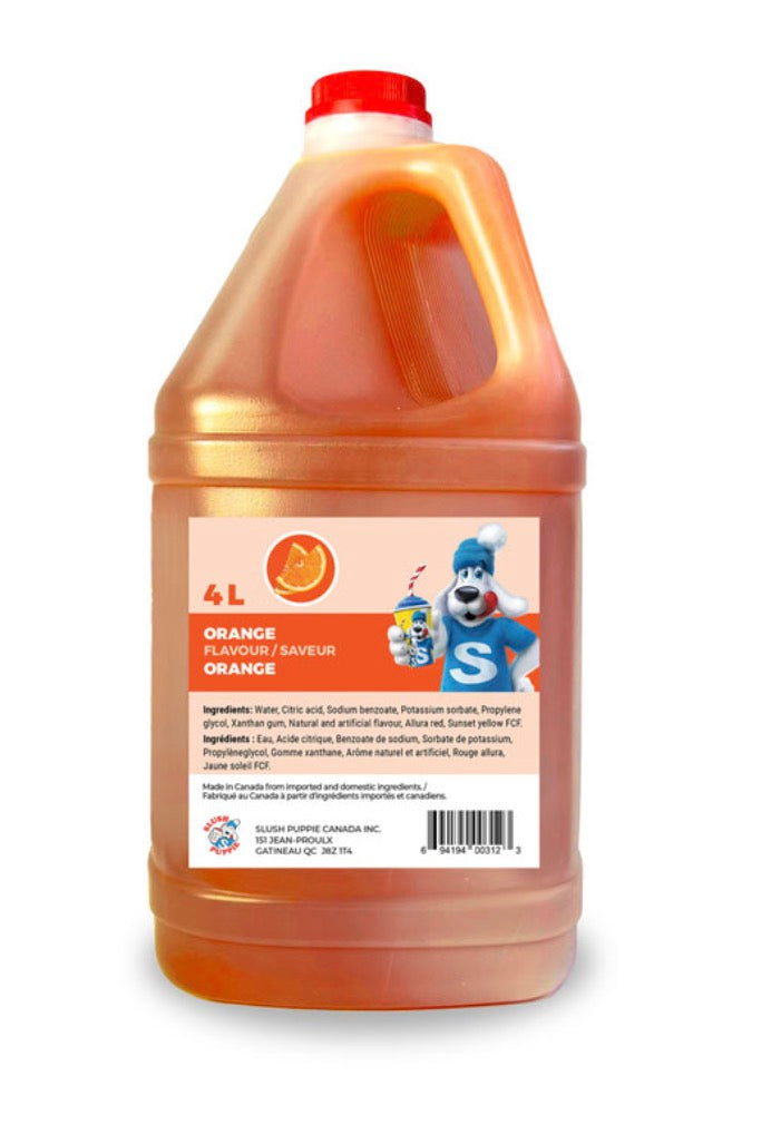 saveur de barbotine ( orange )