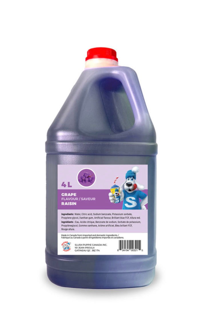saveur de barbotine(raisin)